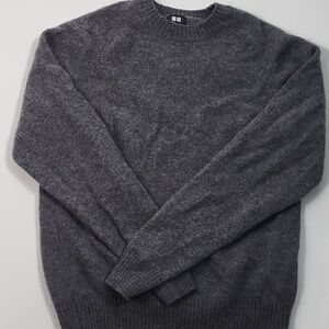 Uniqlo Wool Crewneck Sweater Gray Size Small